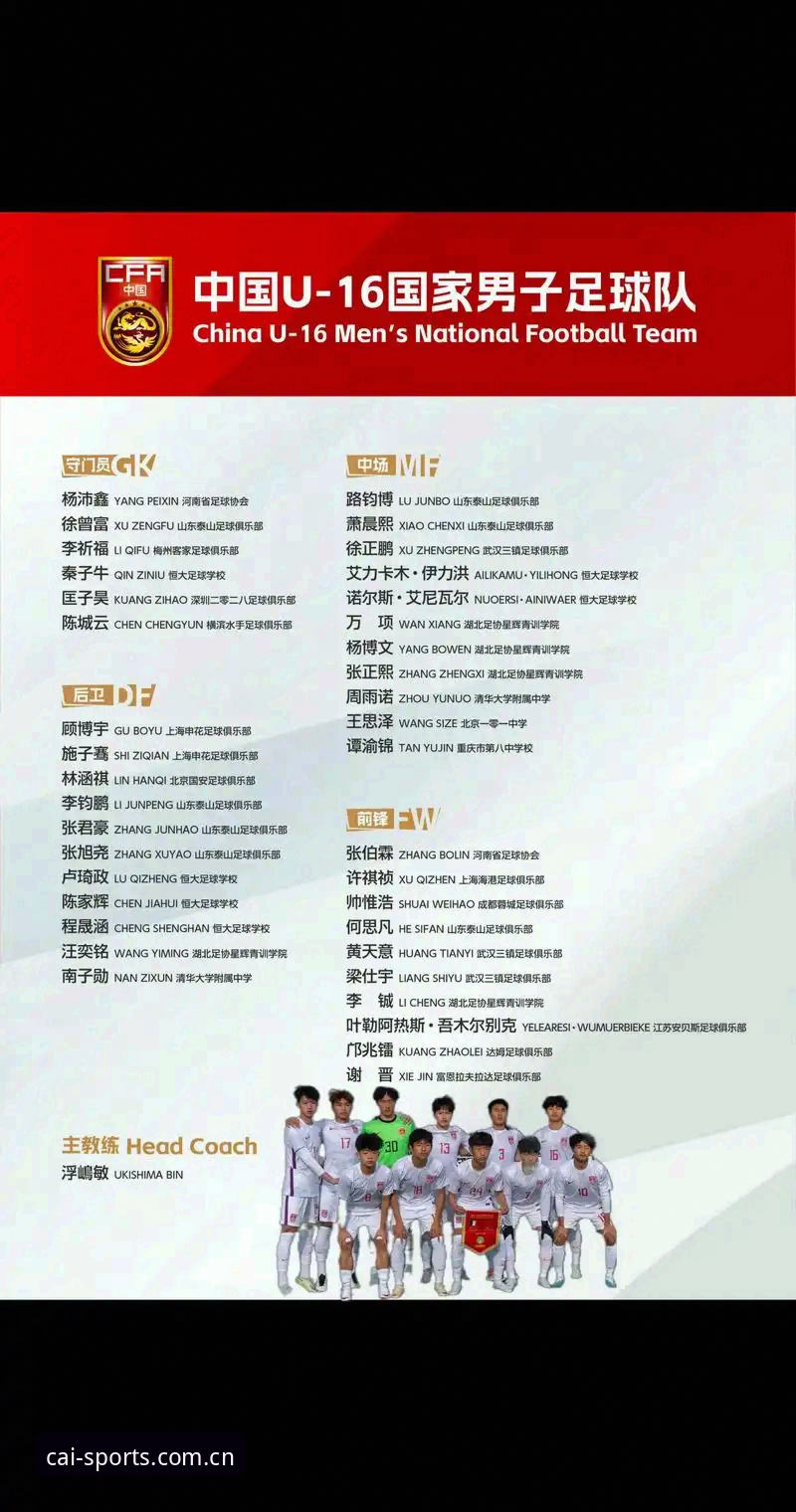 U17世界杯抽签结果深度分析：中国足球青训赛事格局全面解析